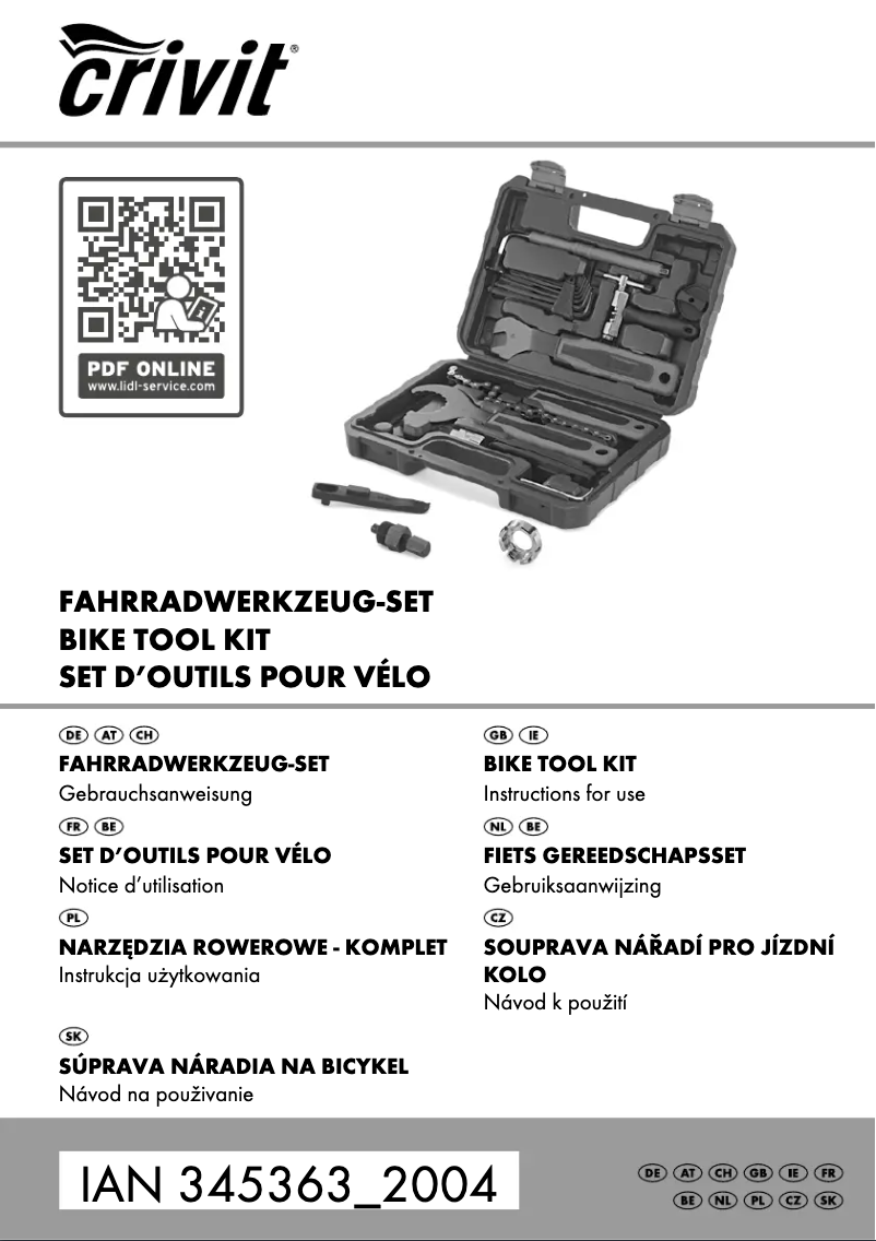 Imagen de la primera página del manual del dispositivo IAN 345363