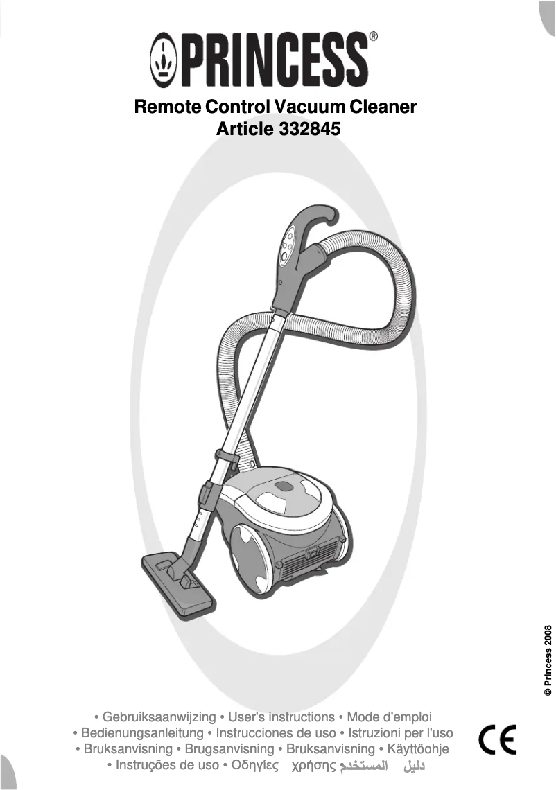 Página 1 del manual Manual de usuario Princess 332845 Remote Control