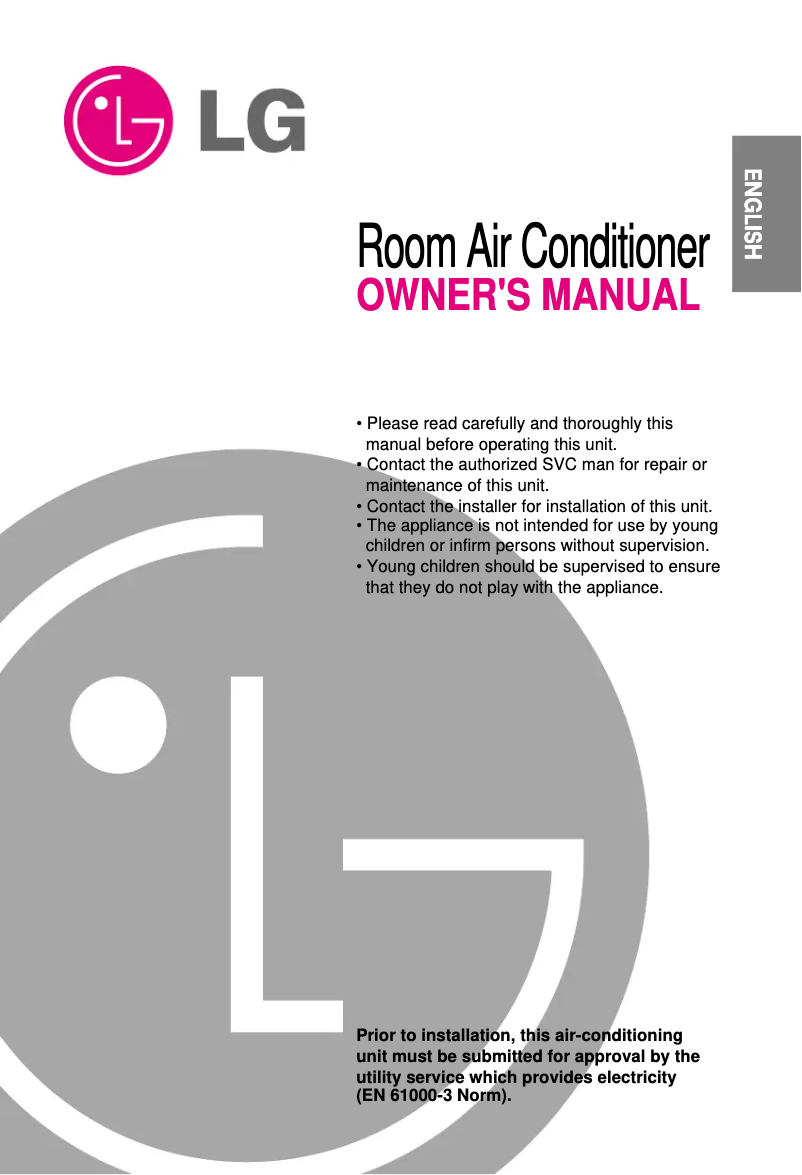 Imagen de la primera página del manual del dispositivo LSNM3060BL