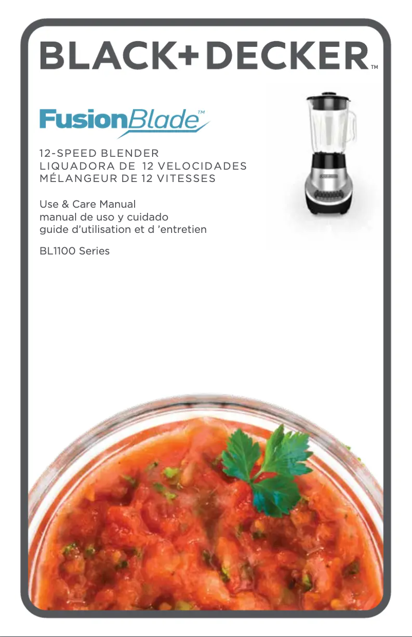 Página 1 del manual Manual de usuario Black & Decker BL1100