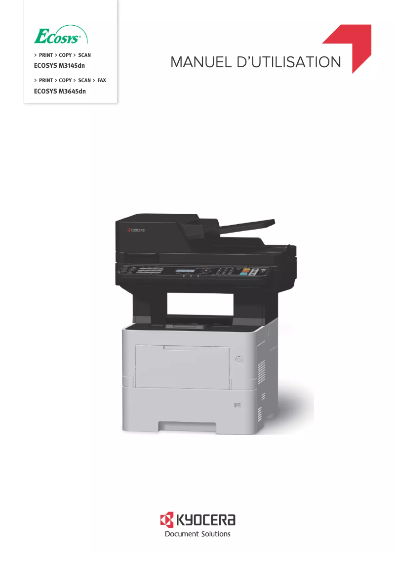 Página nº 1 - Manual de usuario Kyocera ECOSYS M3645dn