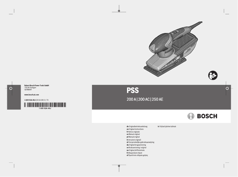 Página nº 1 - Manual de usuario Bosch PSS 200 A