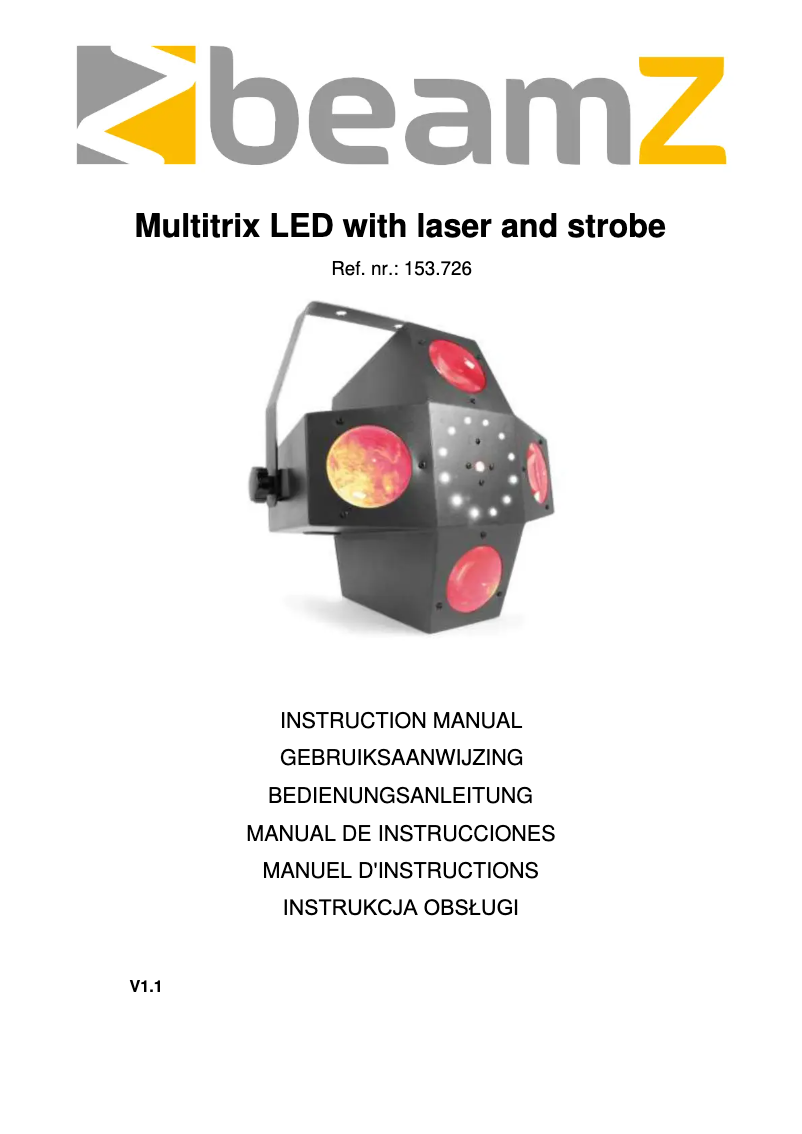 Imagen de la primera página del manual del dispositivo Multitriyx