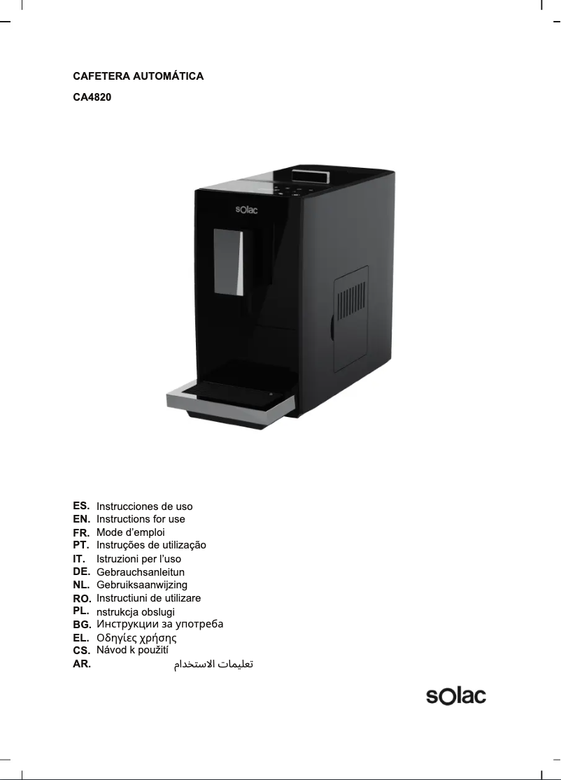 Imagen de la primera página del manual del dispositivo CA4820