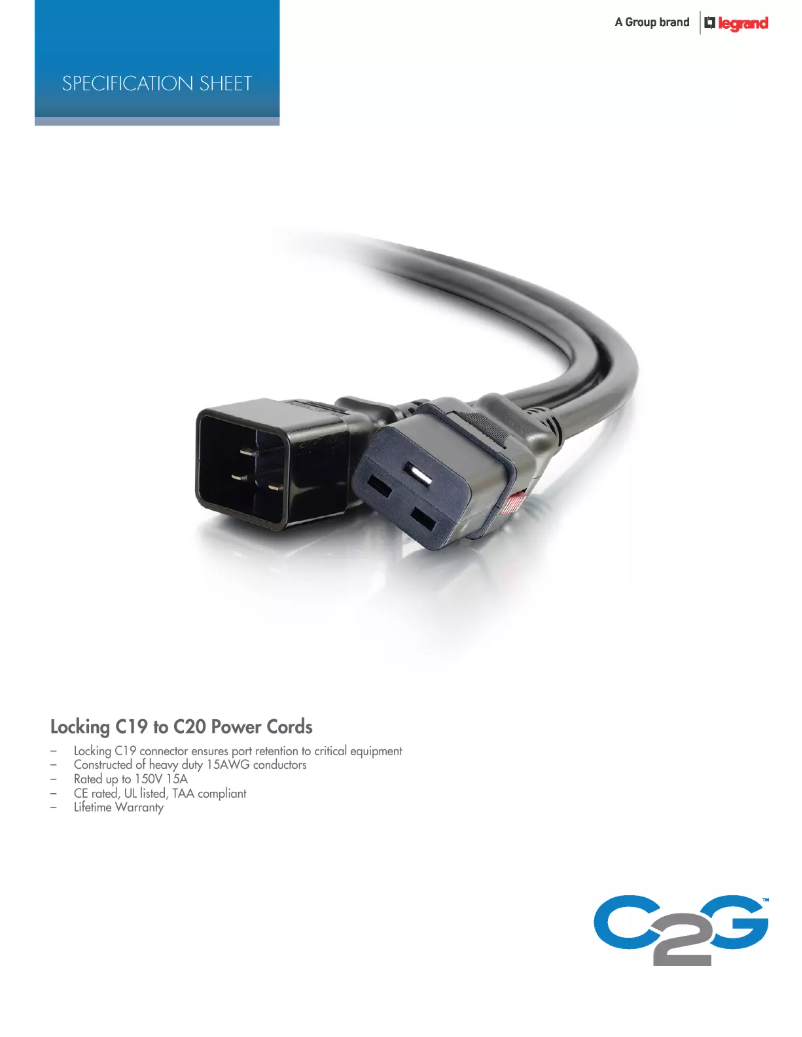 Imagen de la primera página del manual del dispositivo 3m, C20/C19