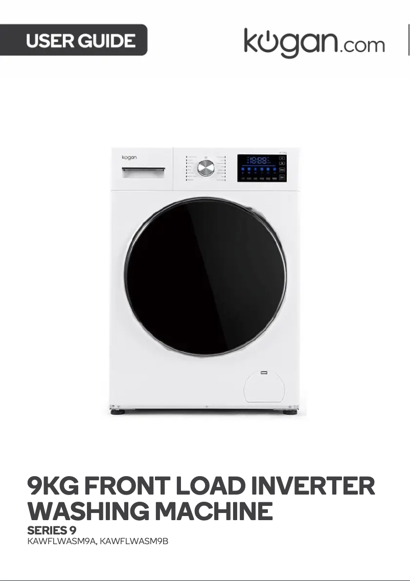 Imagen de la primera página del manual del dispositivo KAWFLWASM9A