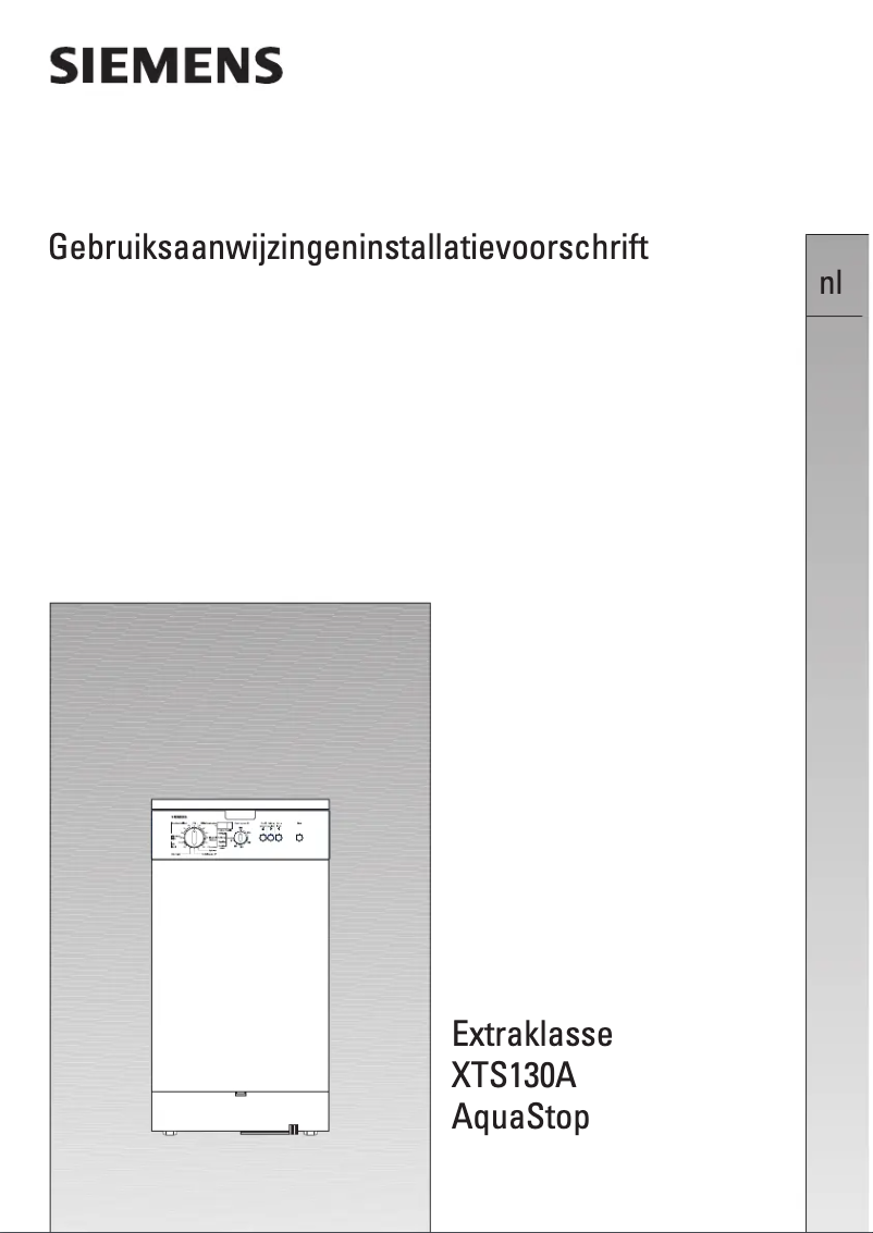 Imagen de la primera página del manual del dispositivo WXTS130