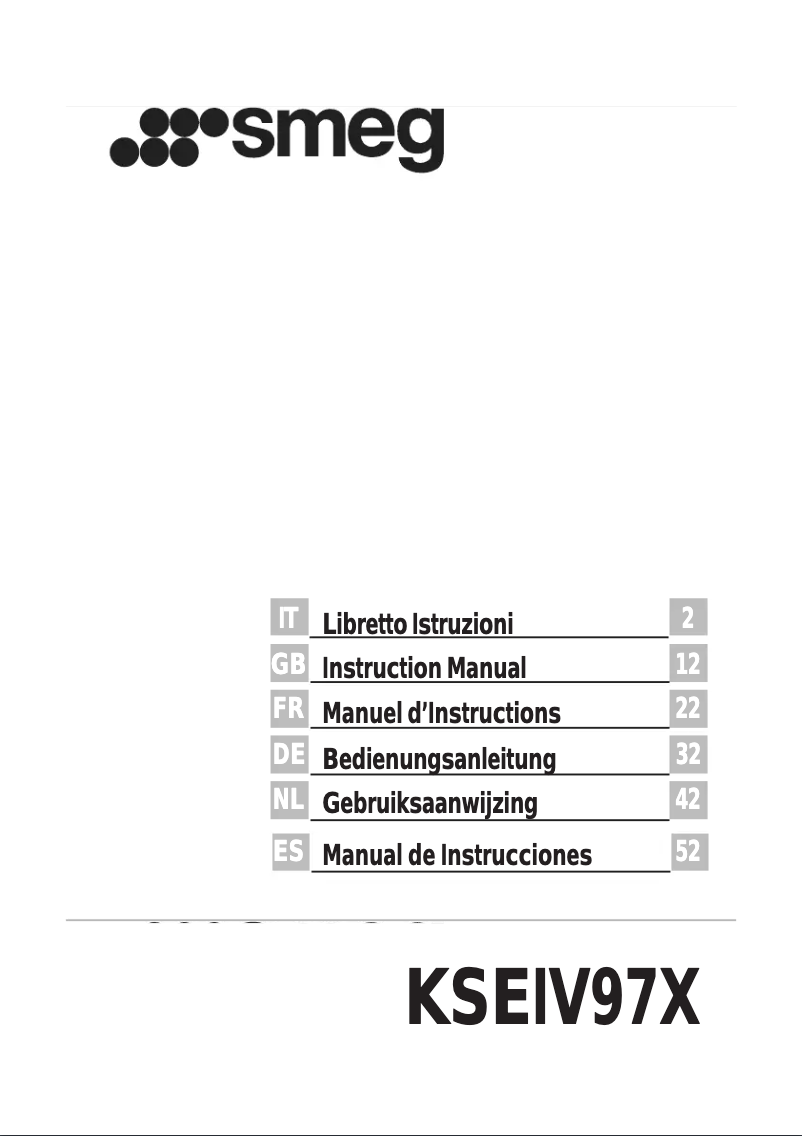 Imagen de la primera página del manual del dispositivo KSEIV97X