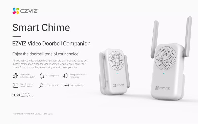 Página nº 1 - Ficha técnica EZVIZ Smart Chime