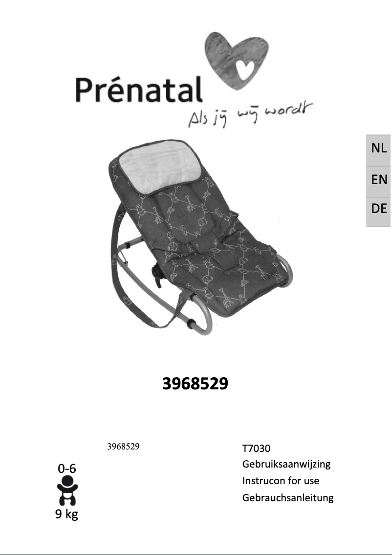 Imagen de la primera página del manual del dispositivo 3968529 T7030