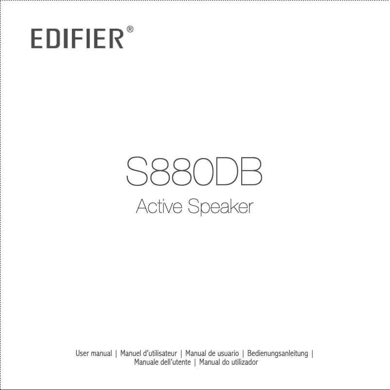 Página 1 del manual Manual de usuario Edifier S880DB