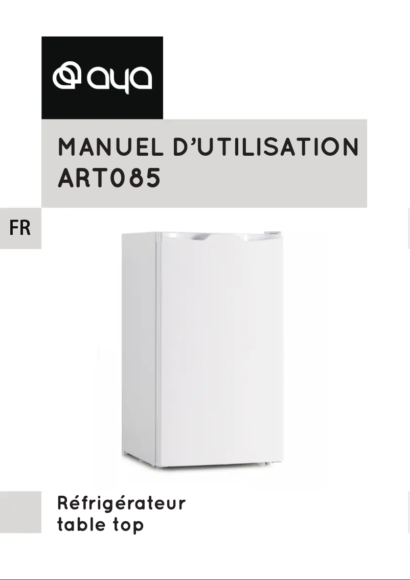 Imagen de la primera página del manual del dispositivo ART085