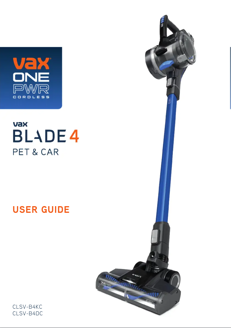 Imagen de la primera página del manual del dispositivo ONEPWR Blade 4 Pet CLSV-B4DP