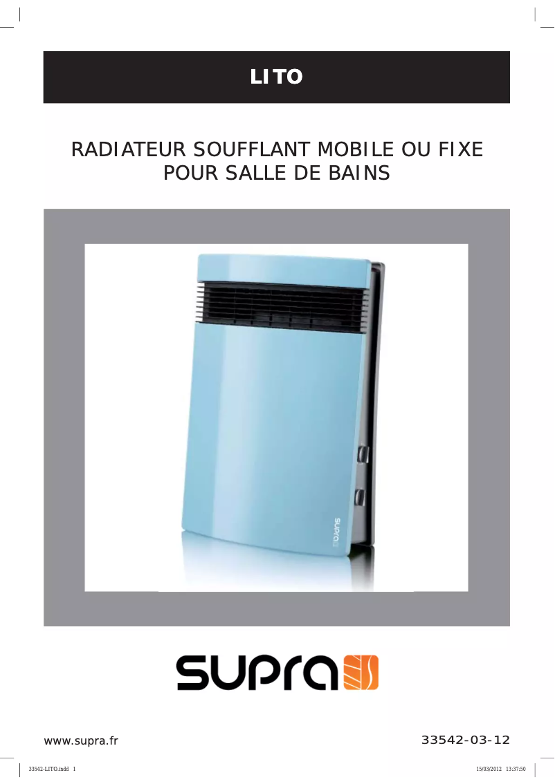 Imagen de la primera página del manual del dispositivo LITO