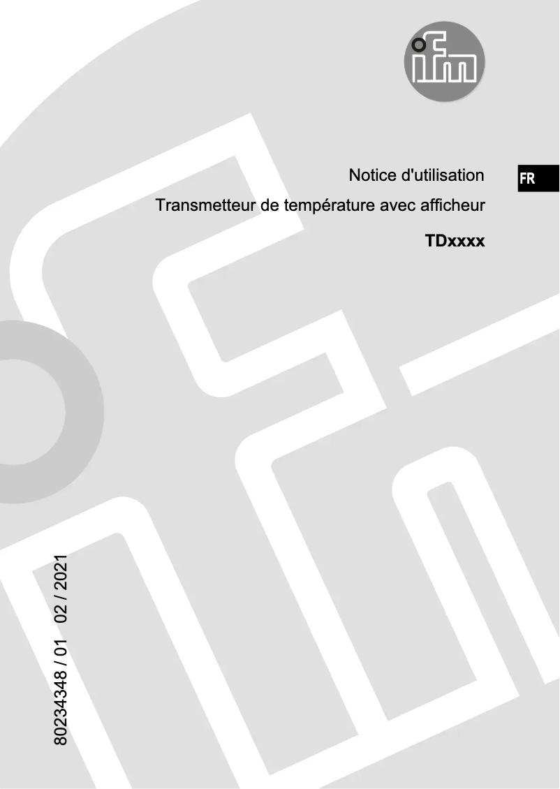 Imagen de la primera página del manual del dispositivo TD2507