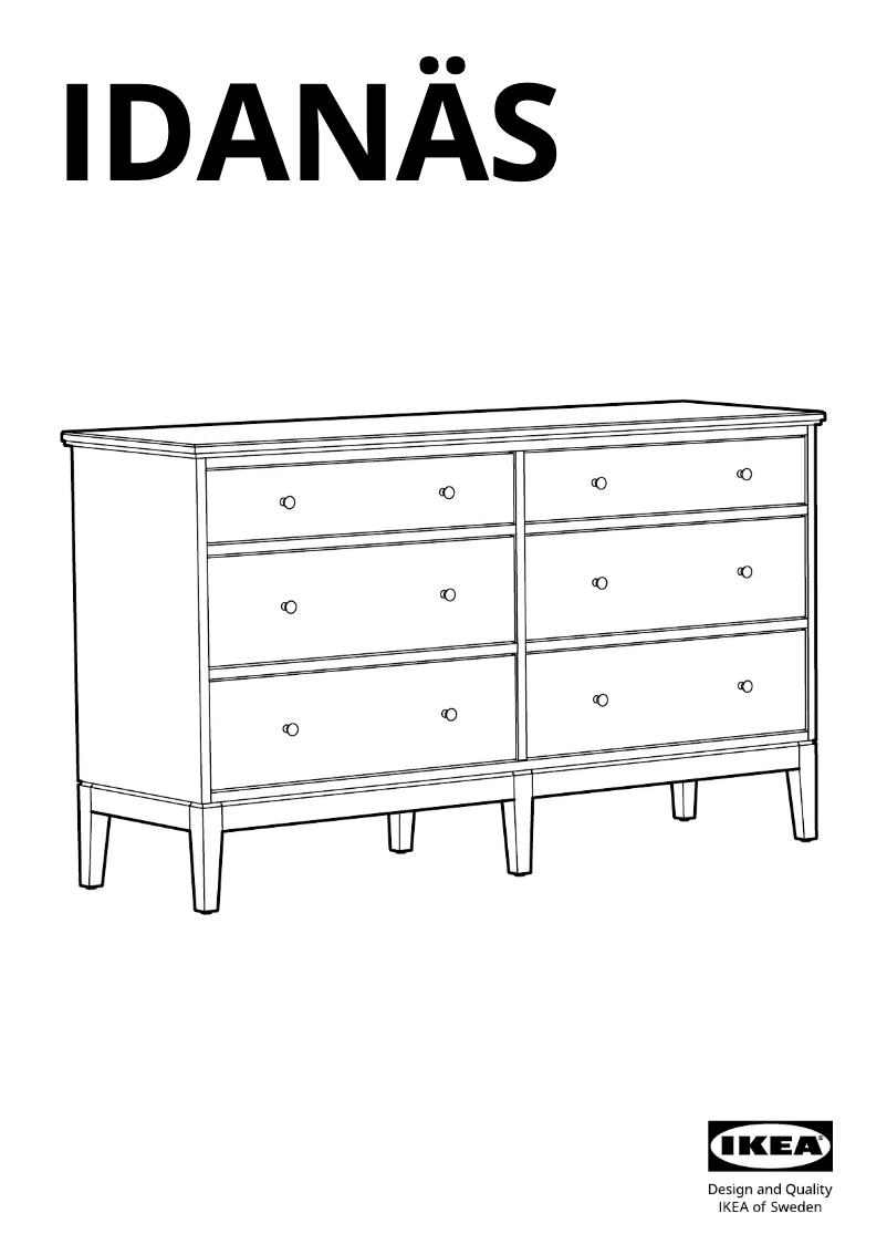 Página 1 del manual Manual de usuario Ikea IDANÄS 904.587.11