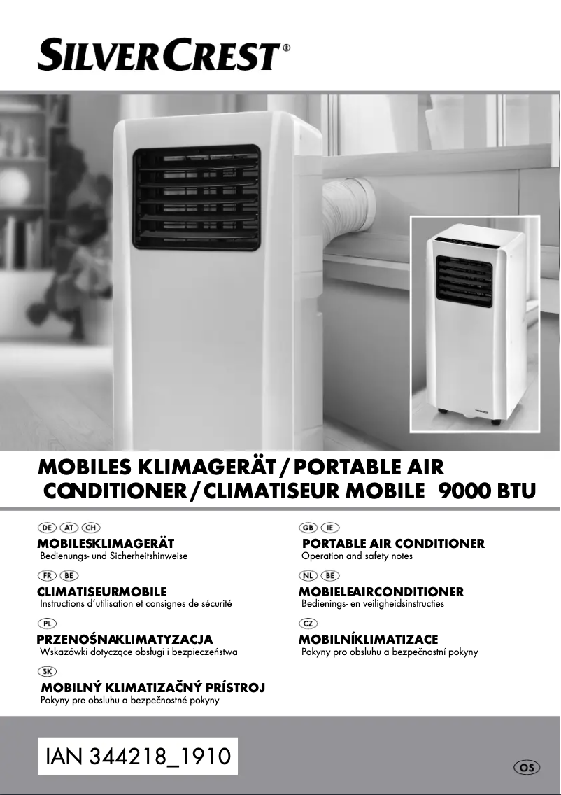 Página 1 del manual Manual de usuario SilverCrest MOBILE 9000 BTU