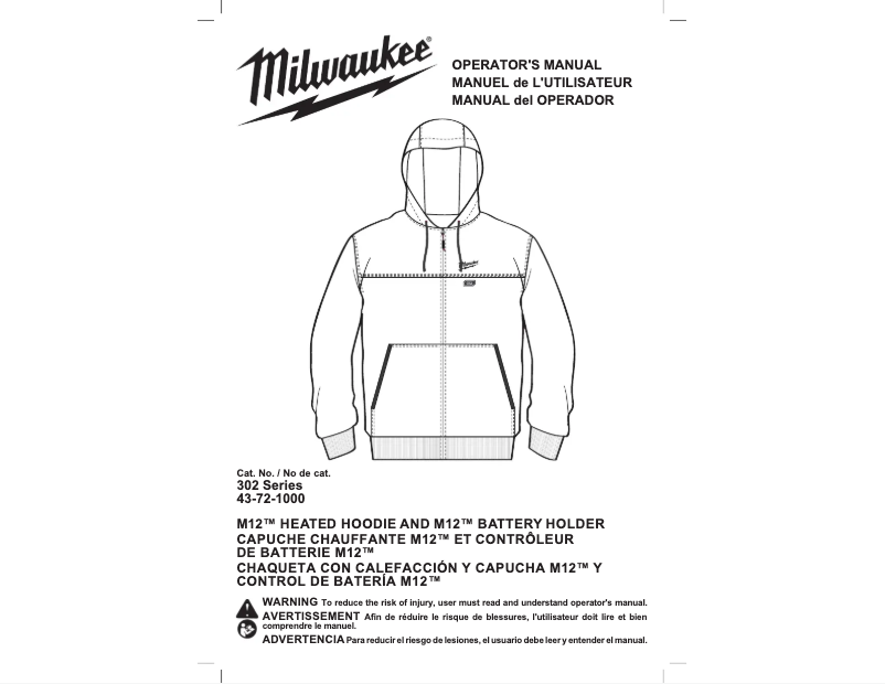 Página 1 del manual Manual de usuario Milwaukee M12 302-21