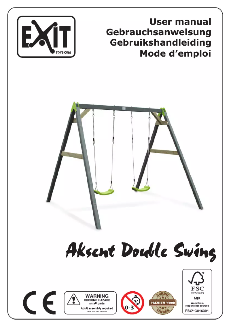 Página 1 del manual Manual de usuario EXIT Aksent Double Swing