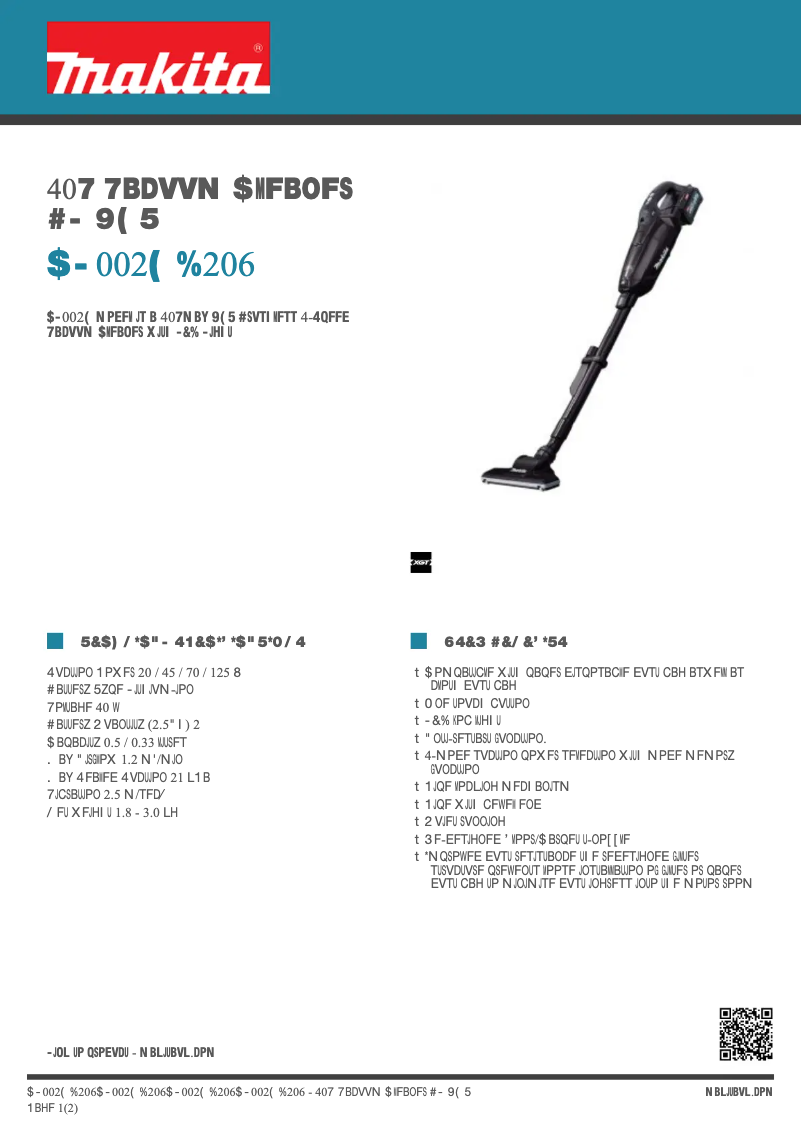 Imagen de la primera página del manual del dispositivo CL002GD206