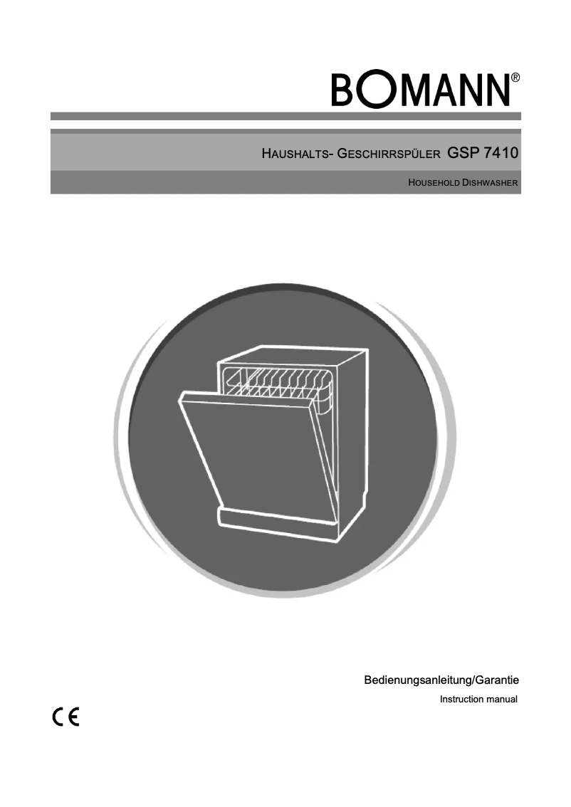 Imagen de la primera página del manual del dispositivo GSP 7410