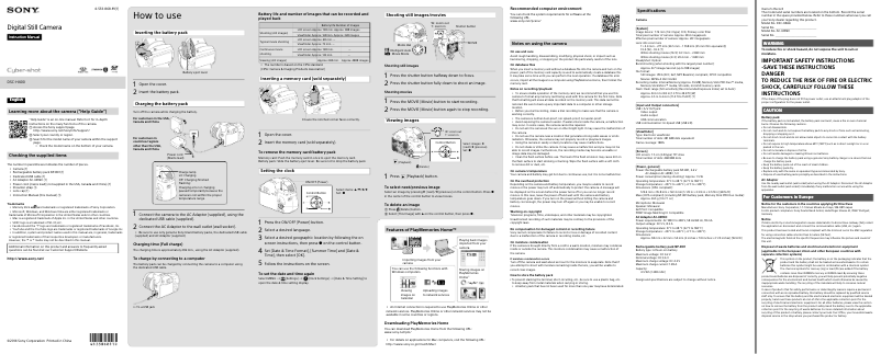 Página 1 del manual Manual de usuario Sony E1SNDSCH400B