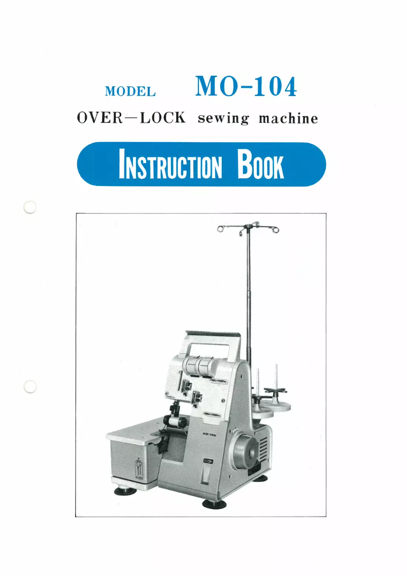 Imagen de la primera página del manual del dispositivo MO-104