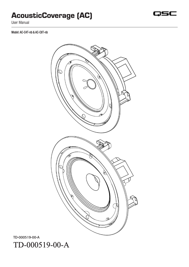 Imagen de la primera página del manual del dispositivo AC-C4T