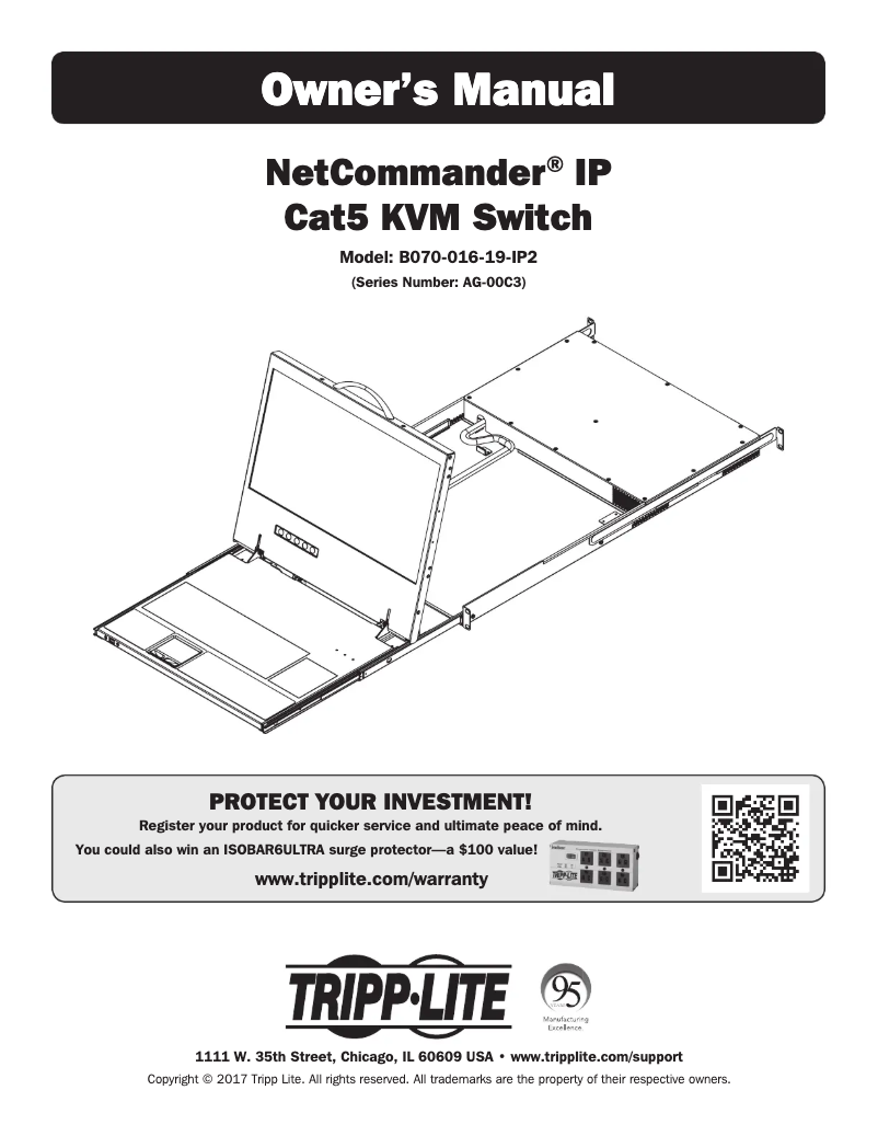 Página nº 1 - Manual de usuario Tripp Lite NetCommander B070-016-19-IP2