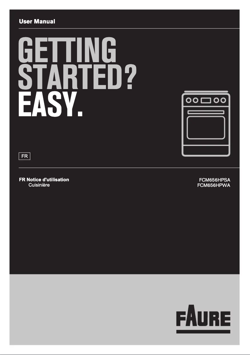 Página nº 1 - Manual de usuario Faure FCM656HPWA