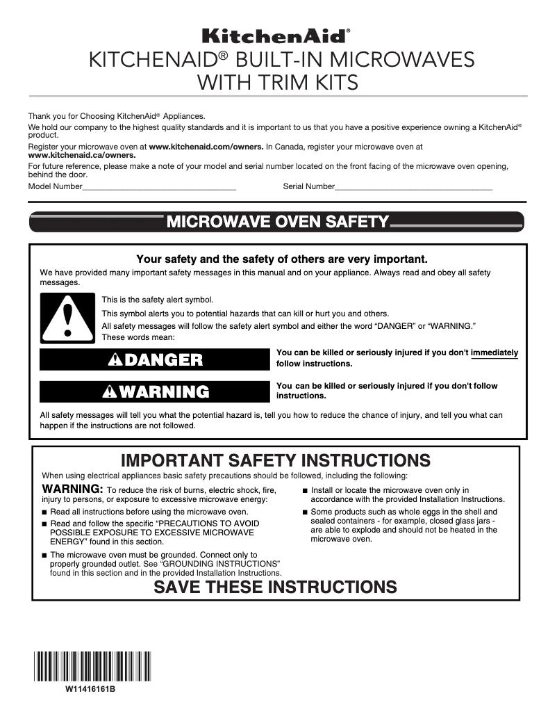 Imagen de la primera página del manual del dispositivo KMBT5011KSS