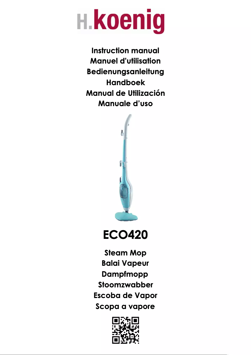 Página 1 del manual Manual de usuario H.Koenig ECO420