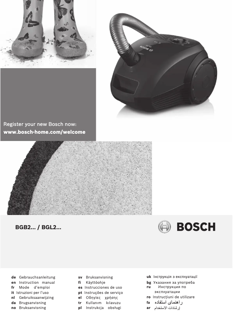 Página 1 del manual Manual de usuario Bosch BGB2UA310