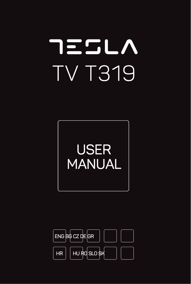 Página 1 del manual Manual de usuario Tesla 32T319BH