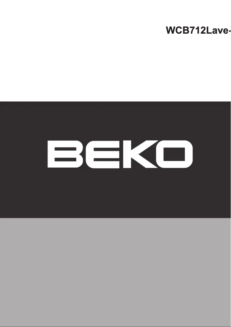 Página 1 del manual Manual de usuario Beko WCB712