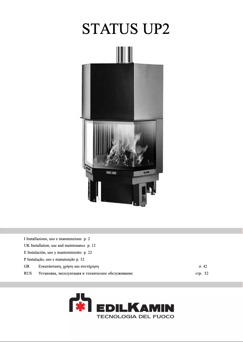 Página nº 1 - Manual de usuario Edilkamin STATUS UP2