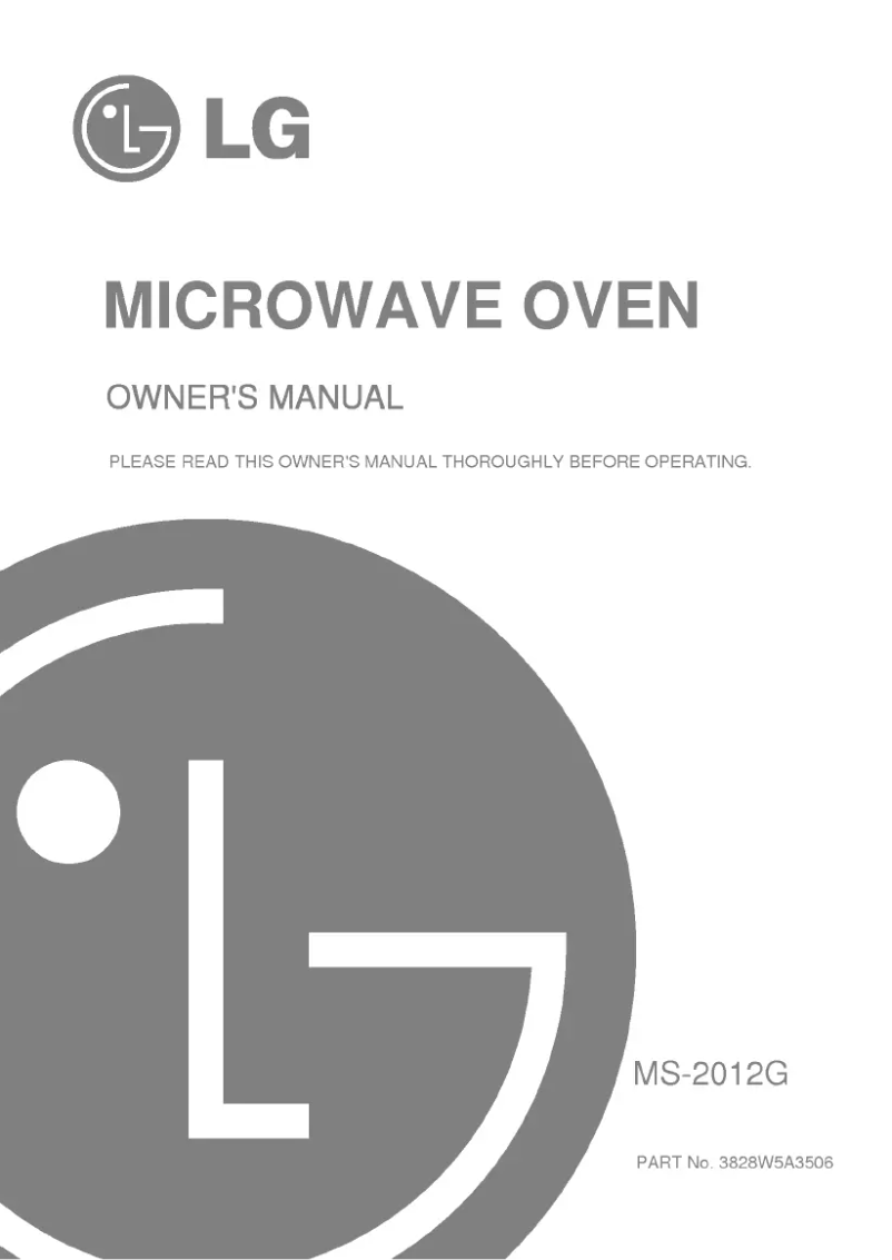 Imagen de la primera página del manual del dispositivo MS-2012G