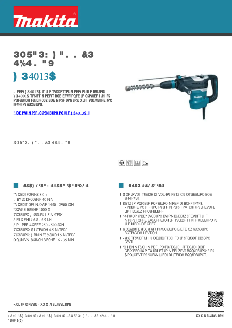 Imagen de la primera página del manual del dispositivo HR4013C