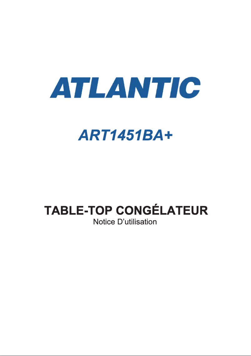 Imagen de la primera página del manual del dispositivo ART1451BA+