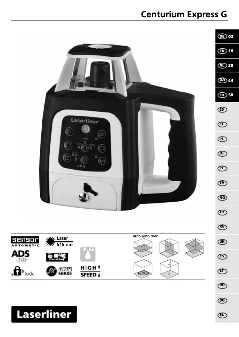 Página 1 del manual Manual de usuario Laserliner Centurium Express G 210 S