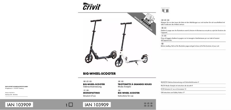 Página 1 del manual Manual de usuario Crivit IAN 103909