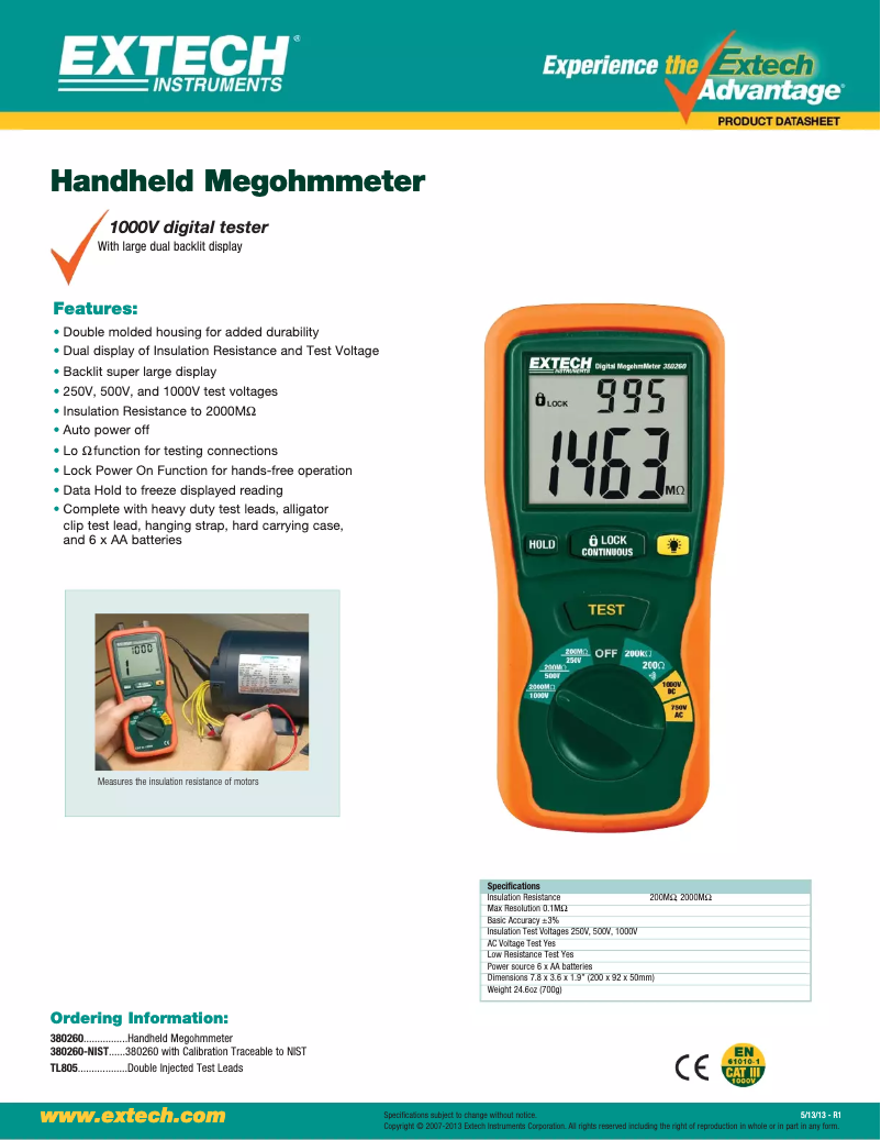 Imagen de la primera página del manual del dispositivo 380260