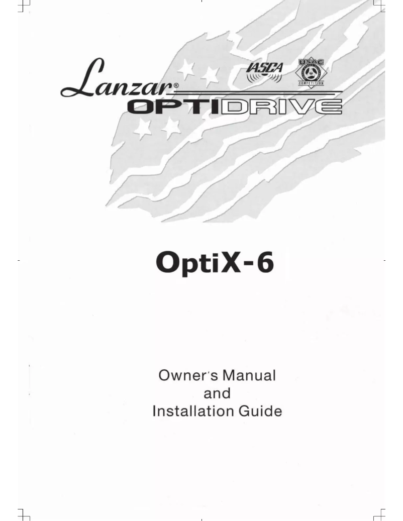 Página nº 1 - Manual de usuario Lanzar OptiX-6