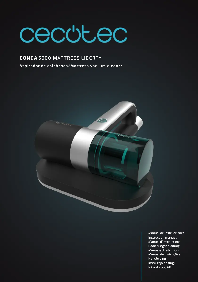 Imagen de la primera página del manual del dispositivo Conga 5000 Mattress Liberty