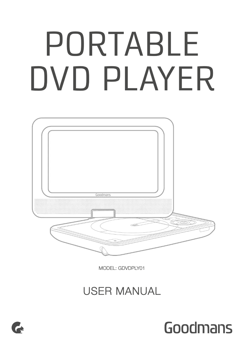 Imagen de la primera página del manual del dispositivo GDVDPLY01