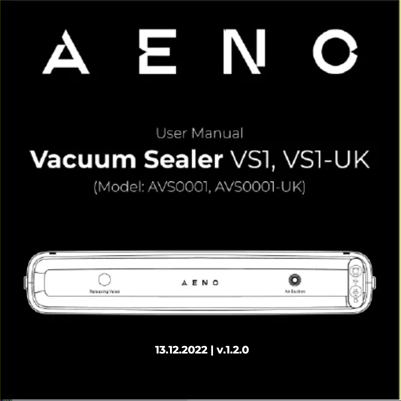 Página nº 1 - Manual de usuario AENO VS1