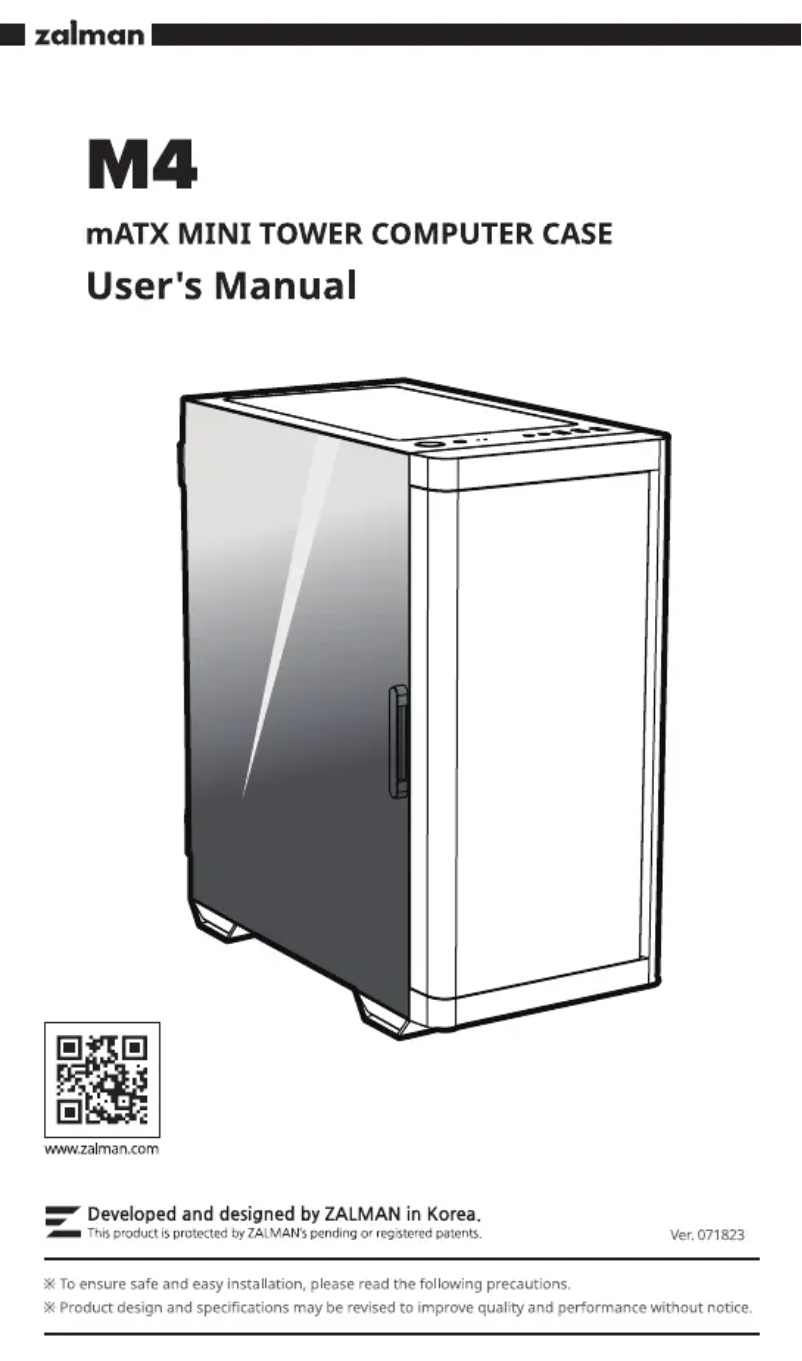 Página 1 del manual Manual de usuario Zalman M4