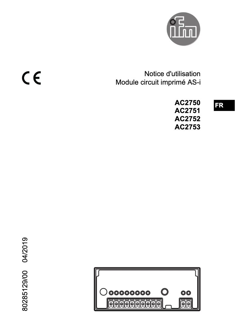 Imagen de la primera página del manual del dispositivo AC2753
