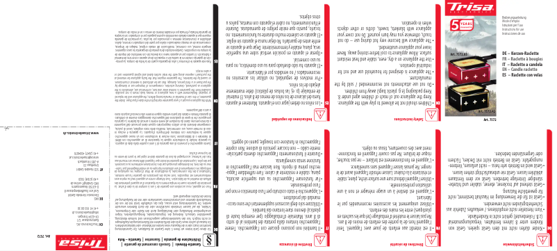 Imagen de la primera página del manual del dispositivo 7572