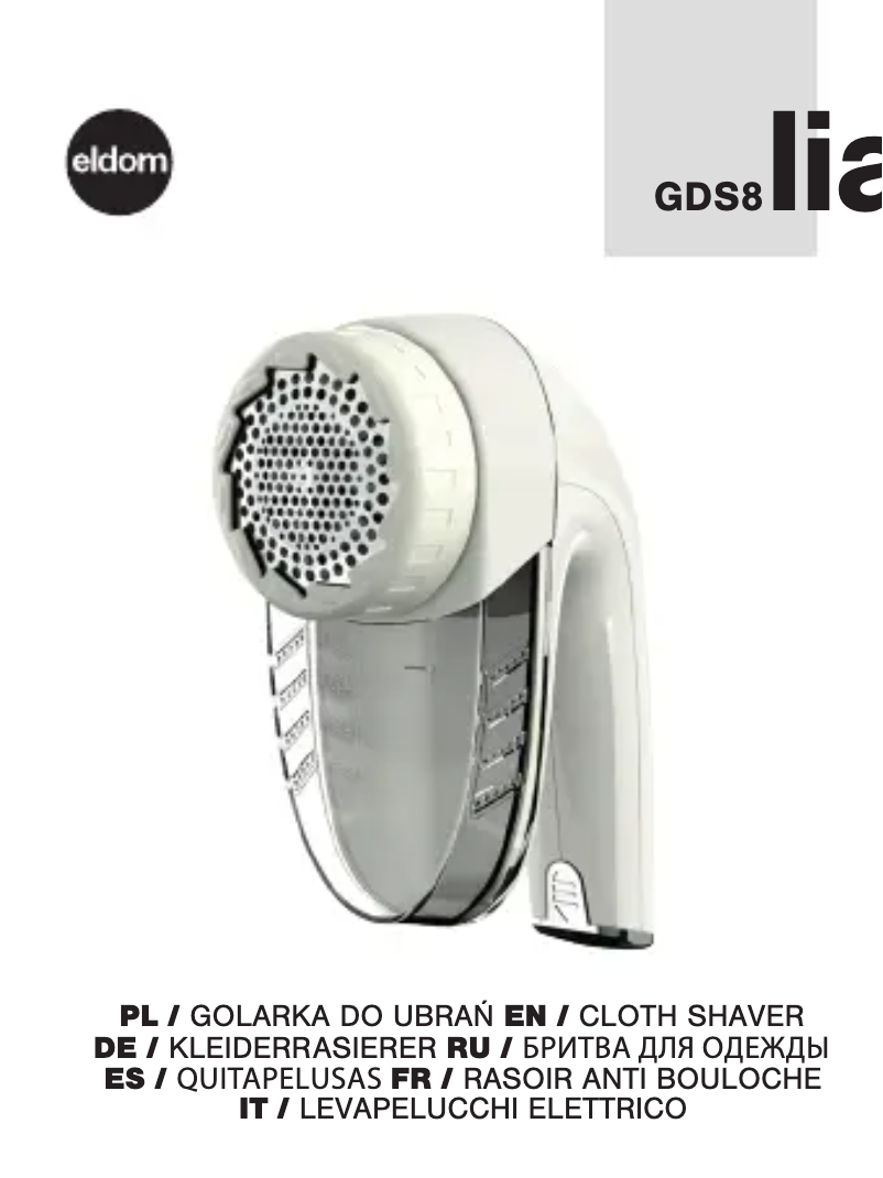 Página nº 1 - Manual de usuario Eldom LIA GDS8